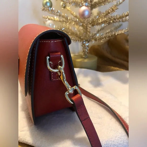 Dooney & Bourke Elegant Small Saddle Crossbody Bag - Picture 8 of 8